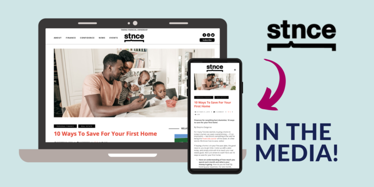 stnce - 1- ways to save for your first home