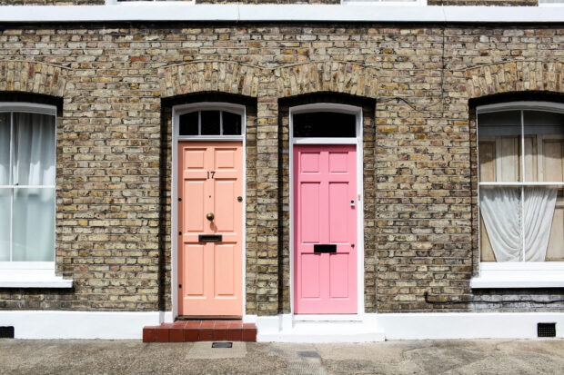 pink door